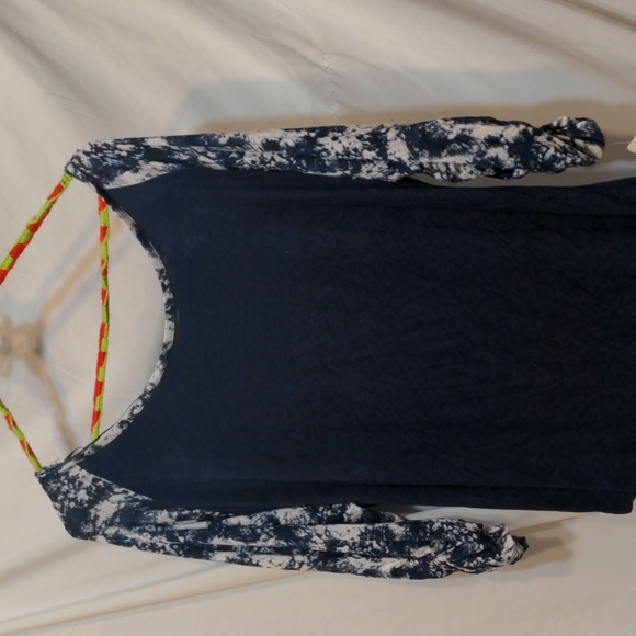 Style & Company blue pull-over blouse size 1X - Picture 3 of 5